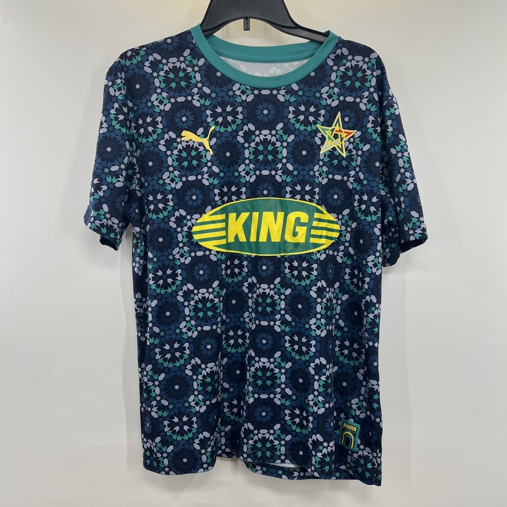 Puma King Marrakesh City Influencer Pack Soccer Jersey size Large SS *Flaw